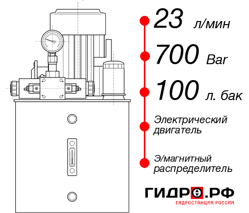 Маслостанция высокого давления НЭЭ-23И7010Т