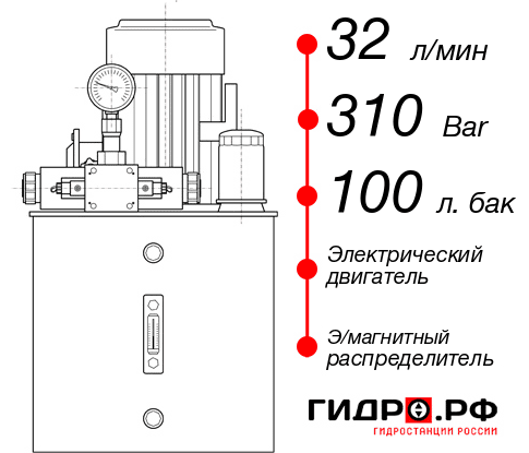 Гидростанция для пресса НЭЭ-32И3110Т