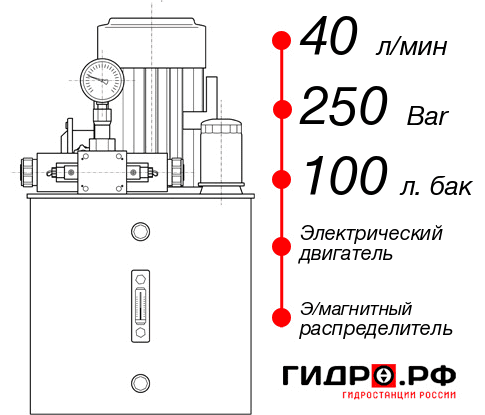 Гидростанция для пресса НЭЭ-40И2510Т