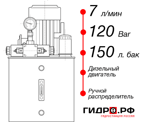 Дизельная маслостанция НДР-7И1215Т