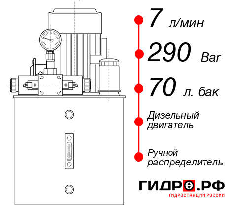 Дизельная маслостанция НДР-7И297Т