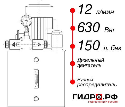 Маслостанция высокого давления НДР-12И6315Т