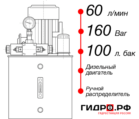 Дизельная маслостанция НДР-60И1610Т