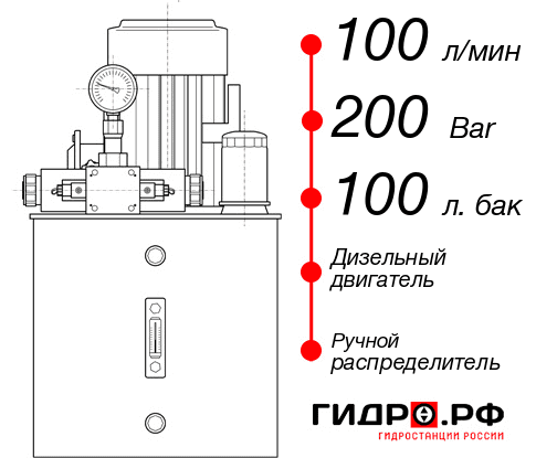 Маслостанция для гидромолота НДР-100И2010Т