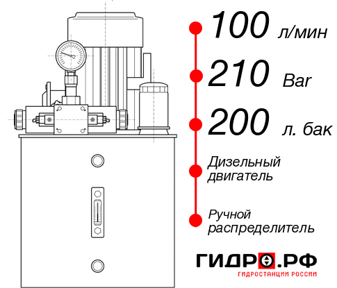 Маслостанция для гидромолота НДР-100И2120Т