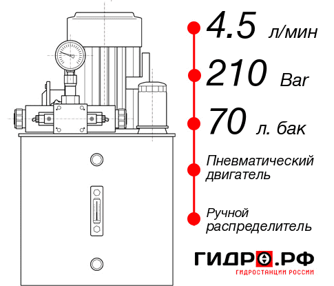 Гидростанция станка НПР-4,5И217Т