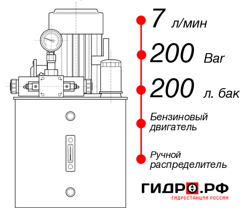 Маслостанция с ДВС НБР-7И2020Т