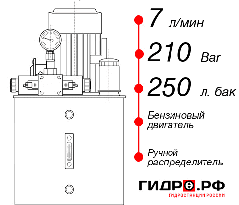 Маслостанция для дровокола НБР-7И2125Т