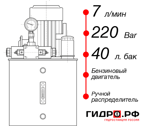 Маслостанция для дровокола НБР-7И224Т