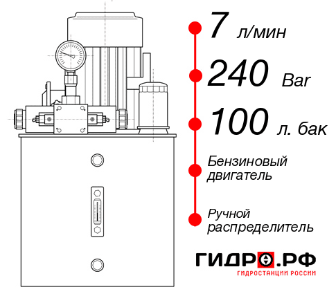 Маслостанция для дровокола НБР-7И2410Т