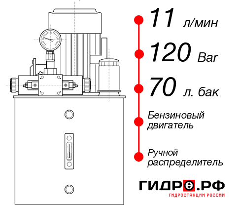 Гидростанция с ДВС НБР-11И127Т