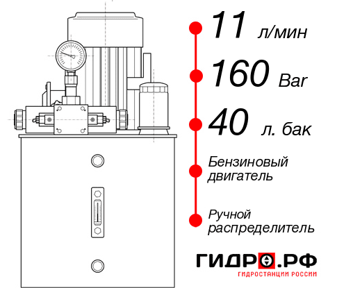 Маслостанция для дровокола НБР-11И164Т