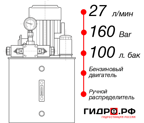 Маслостанция для дровокола НБР-27И1610Т