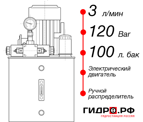 Гидростанция толкателя НЭР-3И1210Т