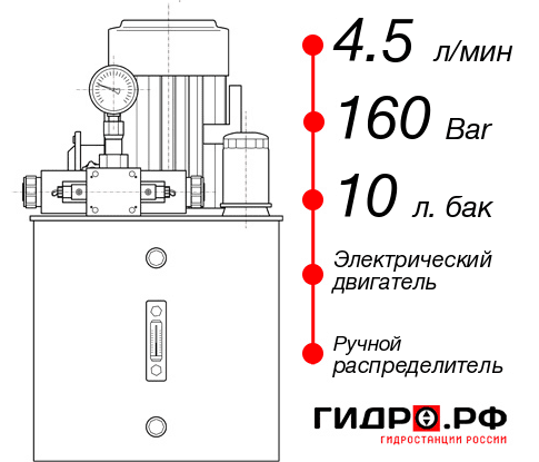 Малогабаритная маслостанция НЭР-4,5И161Т