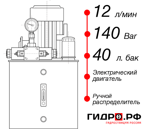 Маслостанция для подъемника НЭР-12И144Т