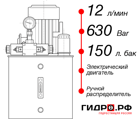 Гидростанция высокого давления с электроприводом НЭР-12И6315Т