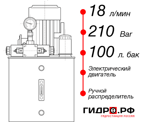 Маслостанция для гидромолота НЭР-18И2110Т