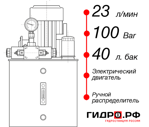 Промышленная маслостанция НЭР-23И104Т