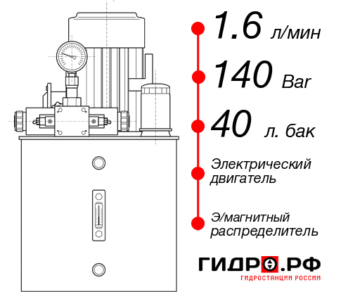 Маслостанция 220 Вольт НЭЭ-1,6И144Т