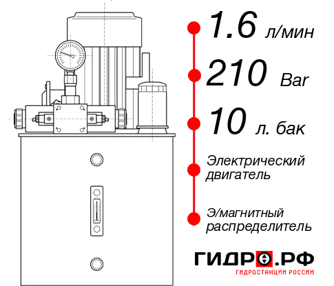 Маслостанция 220 Вольт НЭЭ-1,6И211Т