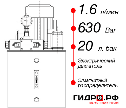 Маслостанция с домкратом НЭЭ-1,6И632Т