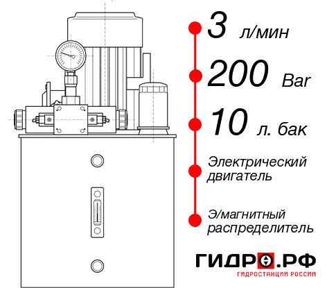 Гидравлическая маслостанция НЭЭ-3И201Т