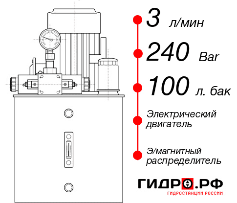 Гидростанция 220 Вольт НЭЭ-3И2410Т