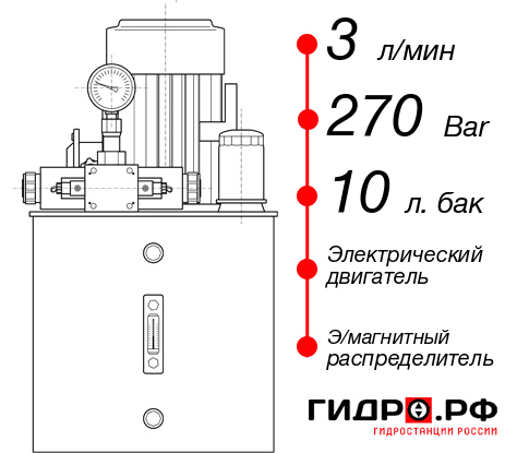 Малогабаритная гидростанция НЭЭ-3И271Т