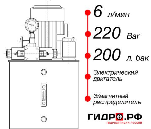 Гидростанция 220 Вольт НЭЭ-6И2220Т