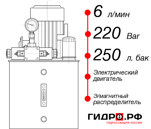 Гидростанция 220 Вольт НЭЭ-6И2225Т