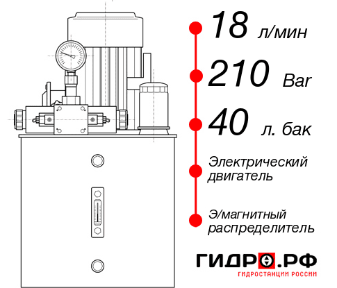 Гидростанция для пресса НЭЭ-18И214Т