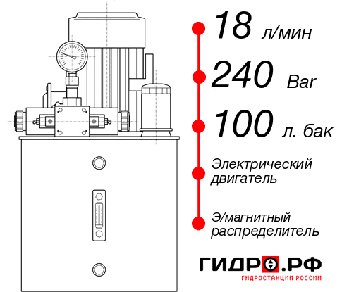 Маслостанция для пресса НЭЭ-18И2410Т