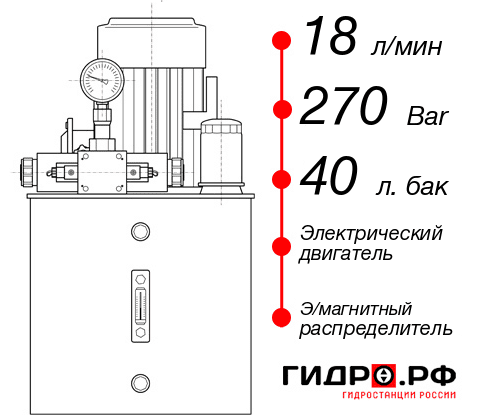 Гидростанция для пресса НЭЭ-18И274Т