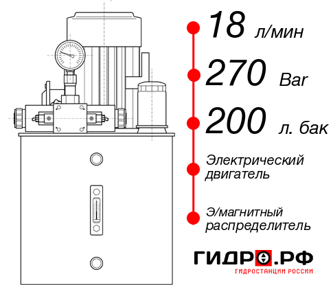 Маслостанция для гидроцилиндра НЭЭ-18И2720Т